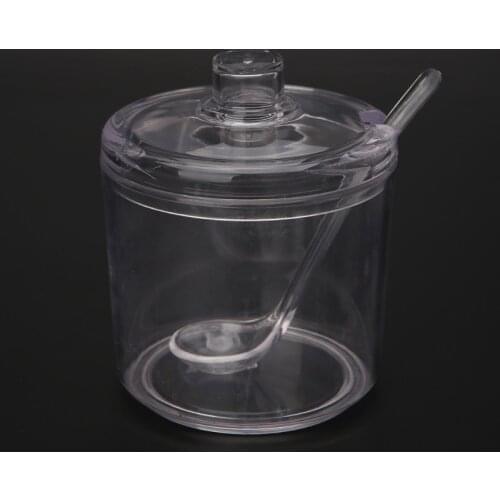 Acrylic Seasoning Can Spice Jar For Salt Sugar Pepper Powder Kitchen Supplies