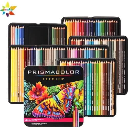USA Original artist sanford prismacolor pencil 24 36 48 72 132 150 color lapis de cor sanford prismacolor Fine color pencil Set