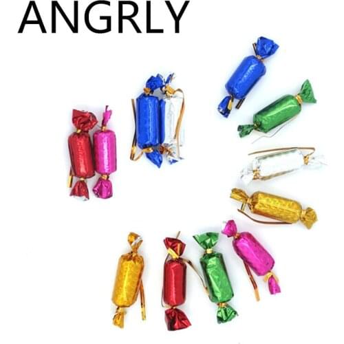 ANGRLY 24pcs/bag Christmas Tree Ornaments Decorations Party Candy Wedding Decoration Party Supplies Gifts Craft Supplies