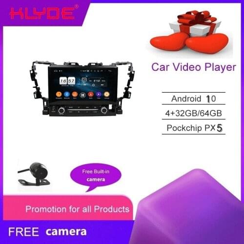 KLYDE Car Multimedia Player 10.1" Touch Screen Autoradio Stereo Video GPS WIFI Radio MP5 Player For Alphard 2015-2018