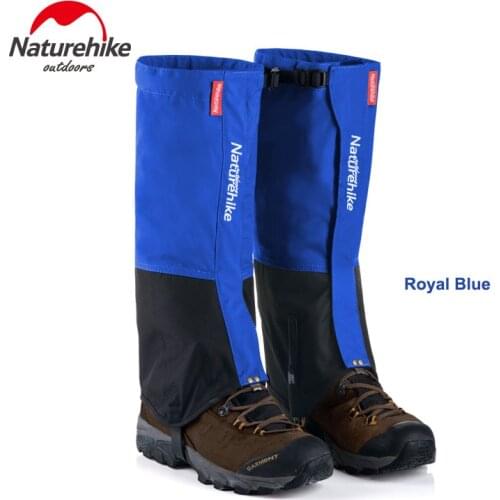 Naturehike Men Women Gaiters Hiking Climbing Waterproof Legging Gaiters Outdoor Snowproof Bindings Shoes Cover NH17A001-D