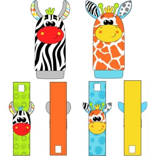 Baby Toys Stuffed Toys Animal Baby Socks Rattles Wrist Baby Rattles Newborn Toys Make Sounds Rattle Toys For 0 12 Months Babies