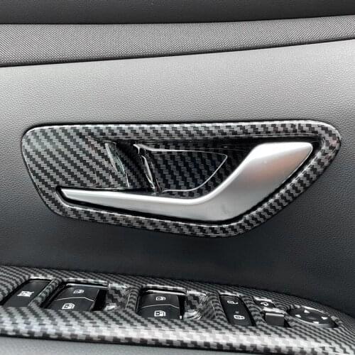 For Hyundai Tucson NX4 2021 2022 Interior Door Handle Frame ABS Decoration Stickers Sequin