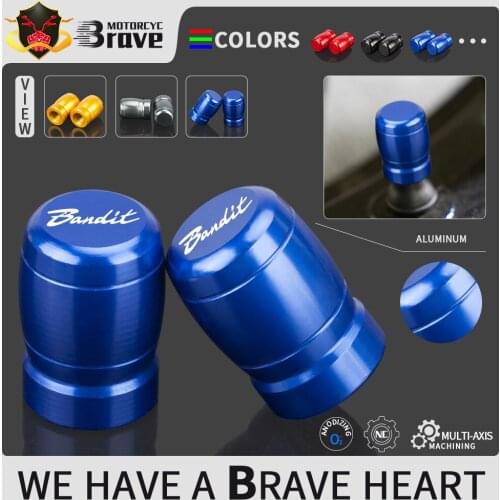 Motorcycle Wheel Tire Valve Stem Caps Airtight Cover For SUZUKI Bandit 1200 1250/S/F 250 400 650 GSF650 GSX1250 GSX1400