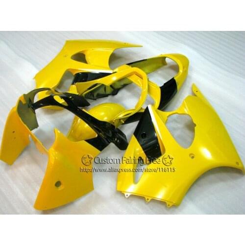 Free 7 gifts fairing kit for Kawasaki Injection molding ZX 6R 2000-2002 yellow black fairings Ninja 636 ZX6R 00 01 02 CP62