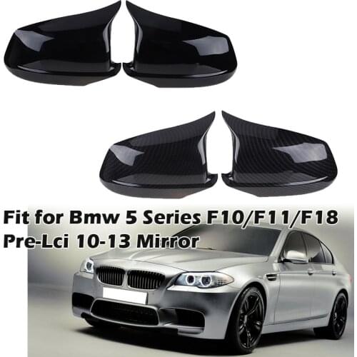 Rearview Mirror Cap Wing Side Mirror Cover For Bmw 5 Series F10 F11 F18 Pre-LCI 2010-2013,Performance Car Accessories