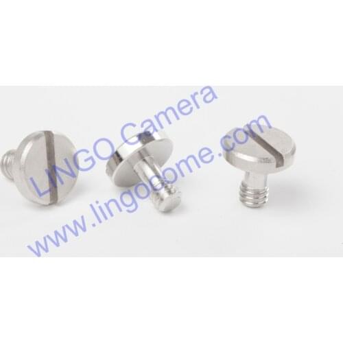 LL1506 Wholesale 1/4" Tripod Screw for DSLR Camera Tripod Quick Release Plate Silver