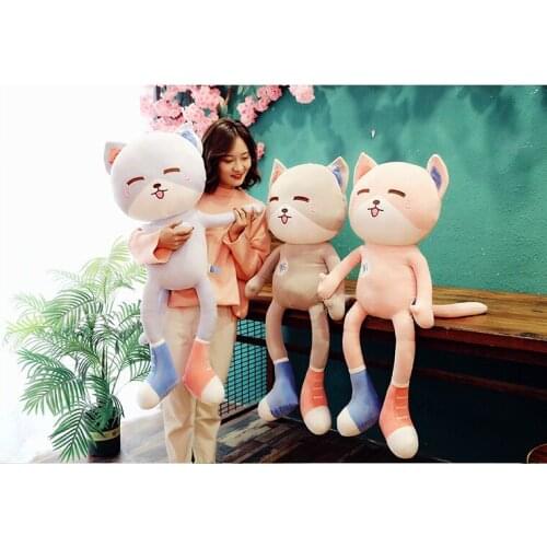 New style hi "naughty cat plush toy soft kitty doll throw pillow birthday gift h0995