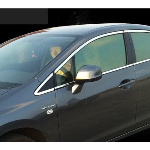 Stainless steel car window trims for honda civic 2011 2012 2013 2014 2015 sedan 9 decoration type r styling 9th auto