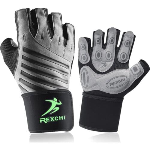 Professional Gym Fitness Gloves Weight Lifting Unisex Crossfit Workout Bodybuilding Half Finger Hand Protector exercise gloves