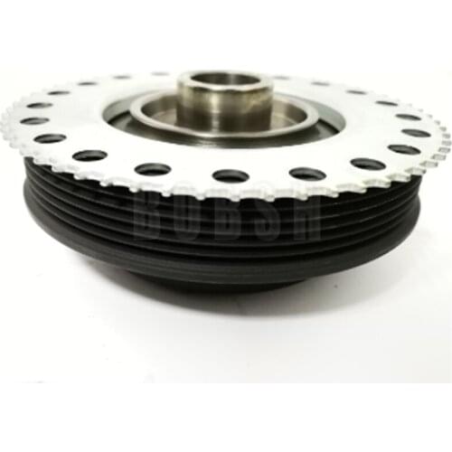 Crankshaft pulley pulley 2009-2016ft ype fpa ceXF XJ XE F-PACE engine crankshaft pulley gear disc tensioner transition wheel