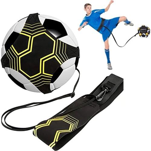 Soccer Ball Juggle Bags Children Auxiliary Circling Belt Kids Football Training Equipment Kick Solo Soccer Trainer Football Kick