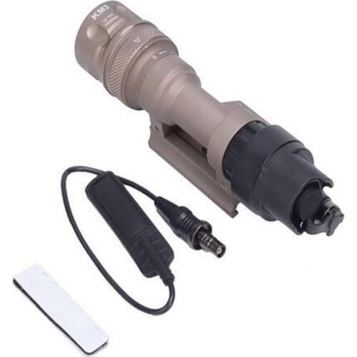 Tactical M952V IR Scout Weapon Light LED White Light Output Waterproof Remote Switch Pressure Flashlight QD Mount Picatinny Rail