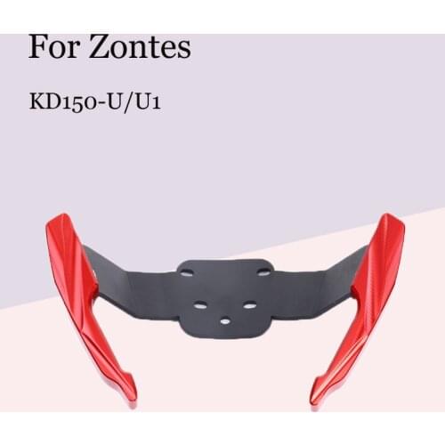 For Zontes KD150 150-U/U1 Motorcycle Refitted with Rear Armrest Tail and Rear Shelf Handle Thickened Aluminum Alloy Accessories
