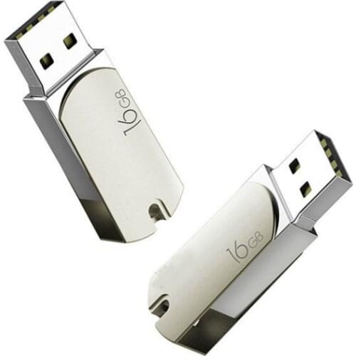 10pcs/ Lot Free Logo Metal Usb 2.0 Flash Drive 64GB 32GB 16GB 8GB 4GB Pen Drive Pendrive U Disk Memoria Cel Usb Stick for Gift