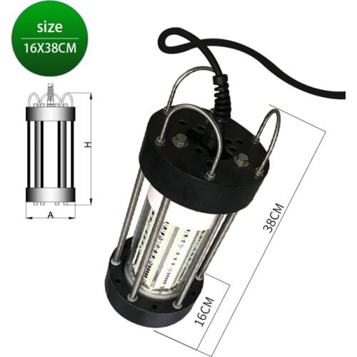 500W marine fishing light fishing boat light deep-sea lighting set fish light ocean fishing boat fish lure light