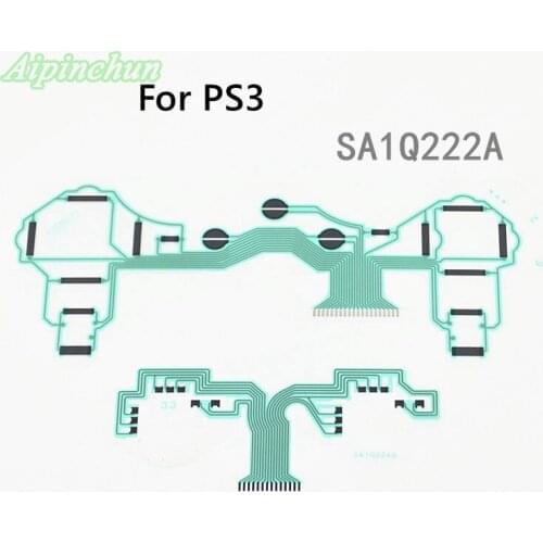 Aipinchun SA1Q222A Conductive Film Conducting Film Keypad Flex Cable For Playstation 3 PS3 Vibration Controller Repair Parts