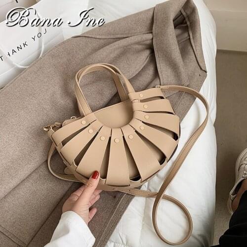 Women Handbag Woven Shell Design Leather Luxury Tote Bags For Women 2021 New Crossbody Bag Lady Weave Hand Bags Bolso Sac