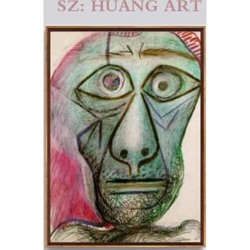 World-class Spanish artist Picasso character original oil painting decoration lobby sofa porch aisle hotel bedroom
