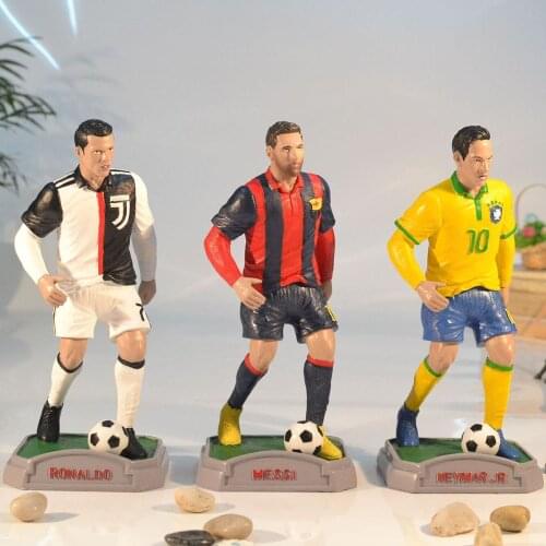 New Football Star Figure Doll Kids Adult Toys Car Decoration Massey-Ronaldo-Neymar-Model Fans Christmas Surprise Birthday Gift
