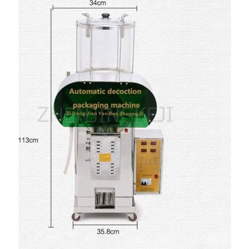 Fully Automatic Packing Machine Chinese Medicine Liquid Milk Tea Fruit Juice Filling Seal Commercial Stainless Steel Baler Tools