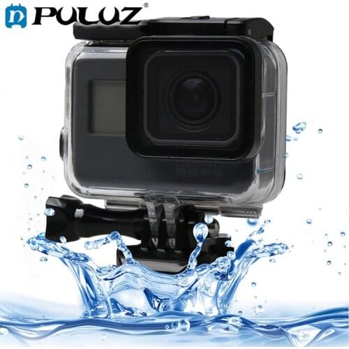PULUZ Touch Screen 60m Underwater Waterproof Housing Diving Protective Case with Buckle Basic Mount & Screw For GoPro