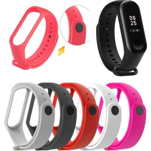 Watch Strap For XIAOMI MI Band 4 Band Rubber Wrist Strap WristBand Bracelet Replacement For XIAOMI MI Band 3 Miband 3 mi band 4