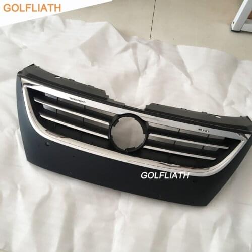 GOLFLIATH Matt black car grille front bumper Honey Mesh grill radiator grills for Volkswagen/ VW Passat CC 2009-2012