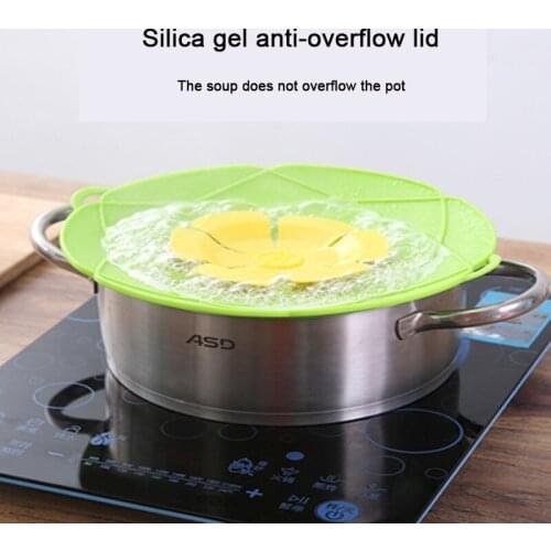 26CM Silicone Spill-Proof Pot Cover Household Spill-Proof Dust-Proof Pot Cover Korean Kitchen High Temperature And Splash-Proof