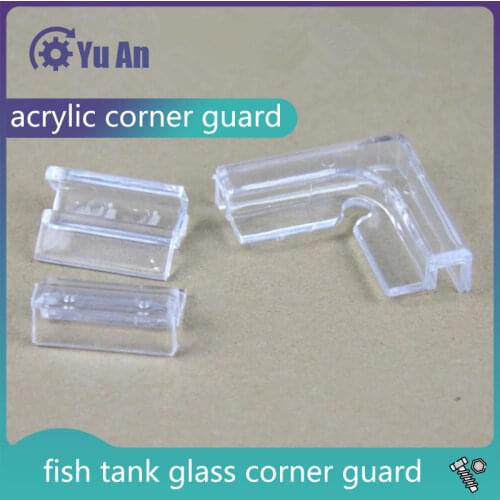 Aquarium Glass Protection Angle Aquarium Tank Glass Cover Acrylic Clip Strong Support Holder 5mm 6mm 10mm 12mm Glass 1 Pcs