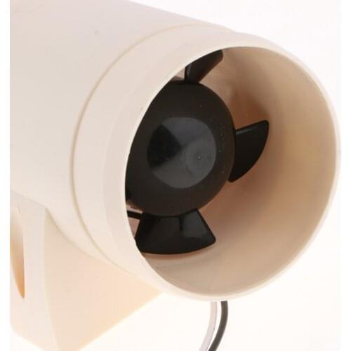 Marine Boat Electric In Line Bilge Air Blower 3 inch (White)