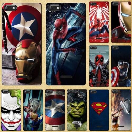 Super Hero Phone Case Cover For Wiko Tommy 3 2 Plus Soft Silicone Back cover For Wiko Tommy3 Tommy2 Shell Fundas