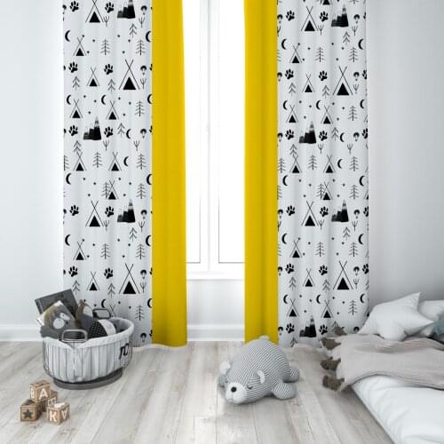 Tinybabyconcept Curtains In The Bedroom On The Window