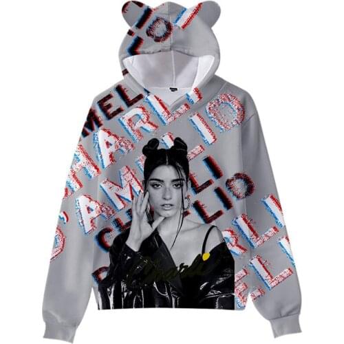 3D Print Charli D'Amelio Hoodies Boys/Girls Cat ears Hip hop Kpop Sweatshirts Hooded Autumn Winter Charli Damelio Merch Tops