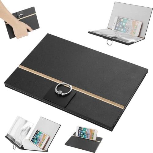 Group Vertical Phone Screen Magnifier 3D Video Screen Amplifier Expander Holder Bracket