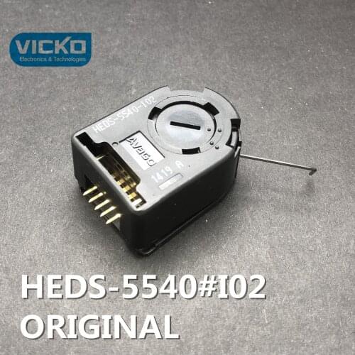 [VK] original HEDS-5540#I02 HEDS-5540 I02 Encoders 3 Channel 512 CPR 3mm Metal CW