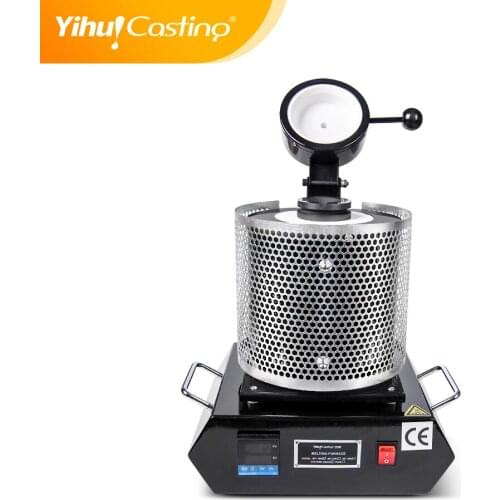 Yihui brand metal melting machine 2KG mini electric melting furnace for jewelry casting