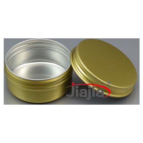 Lot of 30pcs Aluminum Jars 50ml Gold Tin 50g Cosmetic Containers Crafts Pots