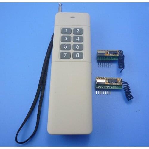 8ch Rf Fixed Code Control 8-Button Pt2262 Encoder Transmitter Remote Control For Arduino Uno Wireless Alarm System