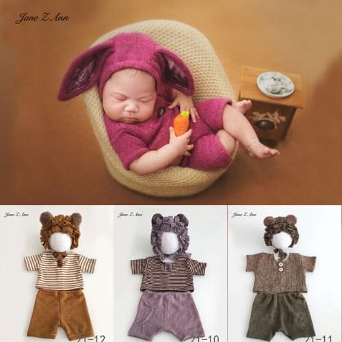 Jane Z Ann Newborn/100 days baby photography clothing studio shooting props boys girls picture taking outfits new arrival