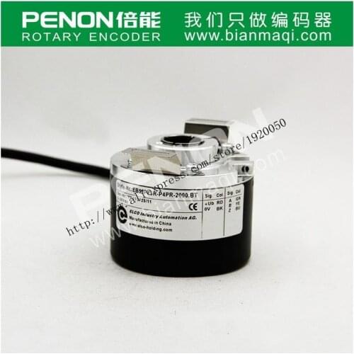 The Elco ELCO EB58P15R-P4PR-2000.BT hollow shaft rotary encoder 15mm2000 line