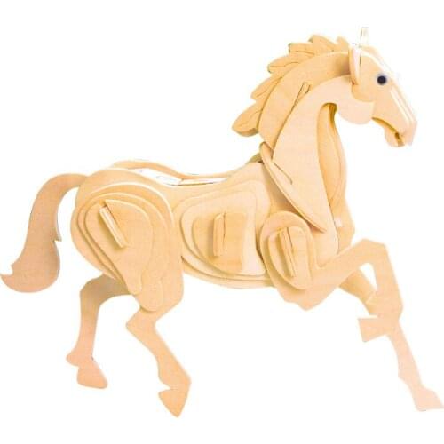 Painting puzzle DIY handmade puzzle model 3D childrens intelligence hands-on early education intellectual toys for adults