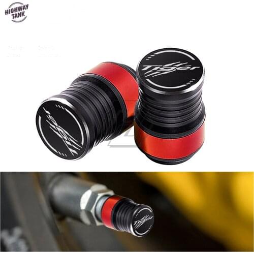 Motorcycle Accessories Wheel Tire Valve Caps Case for Triumph Tiger 800 900 1200 Rally