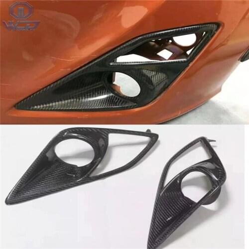 Fits For Toyota GT86 Scion FR-S For Subaru BRZ 2016-2016 Carbon Front Fog Light Bezel Covers Left Right Sides Fog