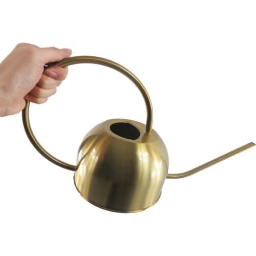 Retro Garden Watering Can Iron plated copper Easy To Use Handle Perfect For Watering Plants Flower Small Water Bottle mx9171028