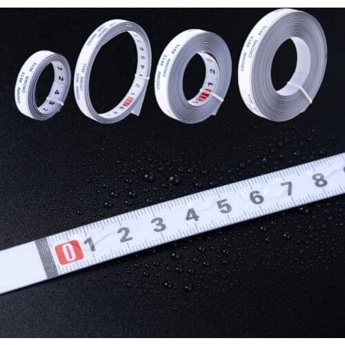 Stainless Steel Miter Track Tape Measure Self Adhesive Metric Scale Ruler T-track Router Table Saw Woodworking Tool 1/2/3/5M