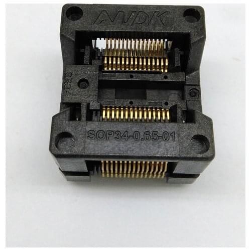 SSOP30 TSSOP30 Burn in Socket Adapter IC Chip Test Socket OTS34-0.65-01 Programming Socket Programmer Adapter High Quality