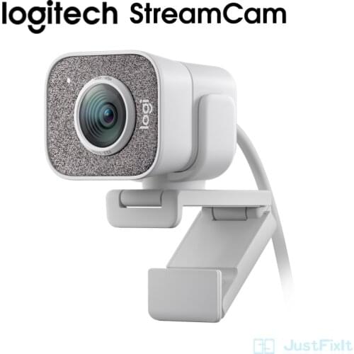 StreamCam Logitech Webcam Full HD 1080P / 60fps Autofocus Built-in Microphone Web Camera