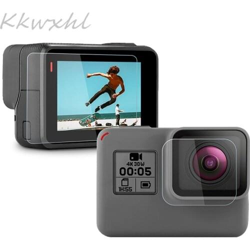 Tempered Glass Lens LCD Screen Protector For GoPro Hero 8 7 6 5 Hero7 Hero6 Hero5 HERO8 Black Camera Film Go pro