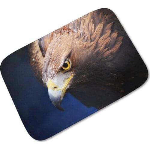 Zeegle Flannel Printed Doormat Kitchen Floor Mats Outdoor Mat for Entrance Door Carpet Rug Non-slip Thicken Bedroom Bedside Mat